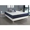 Image de ACTISOM Ensemble matelas ACTIFLEX TECH Memoire de forme Maxi epaisseur 5 zones de confort sommier KIT blanc 120 x 200 cm