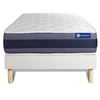 Image de Ensemble matelas Latex+Mémoire de forme ACTILATEX MORPHO 80x190 Maxi épaisseur 5zones de confort + sommier KIT blanc