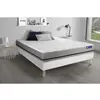 Image de ACTISOM Ensemble matelas ACTILATEX SOFT 3 zones de confort sommier KIT blanc 80 x 190 cm