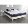 Image de ACTISOM Ensemble matelas Memoire de forme ACTIMEMO MORPHO Maxi epaisseur 5zones de confort sommier KIT blanc 80 x 200 cm