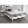 Image de ACTISOM Ensemble matelas Memoire de forme ACTIMEMO TOUCH 3 zones de confort sommier KIT blanc 120 x 190 cm