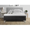 Image de Pack lit complet - Matelas 180x200 cm + Sommier tapissier à lattes (en kit) + 2 oreillers + Couette - Vital Form