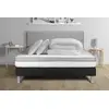 Image de Pack lit complet - Matelas 160x200 cm + Sommier tapissier à lattes (en kit) + 2 oreillers + Couette - Vital Relax