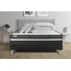 Image de Pack lit complet - Matelas 160x200 cm + Sommier tapissier à lattes (en kit) + 2 oreillers + Couette - Vital Power Zen