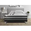 Image de Pack lit complet - Matelas 160x200 cm + Sommier tapissier à lattes (en kit) + 2 oreillers + Couette - Vitalspring Zen