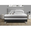 Image de Pack lit complet - Matelas 160x200 cm + Sommier tapissier à lattes (en kit) + 2 oreillers + Couette - Vitalmemo Back