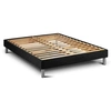 Image de Pack lit complet - Matelas 140x200 cm + Sommier tapissier à lattes (en kit) + 2 oreillers + Couette - Vitalmemo Back