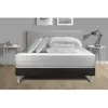 Image de VITALIT Pack prêt a dormir VITALMEMO sommier Kit noir 200 x 200 cm