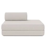 Image de Canapé 2 places convertible et modulable - Velours côtelé XL Blanc