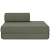 Image de Canapé 2 places convertible et modulable - Velours côtelé XL Vert