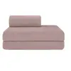 Image de Canapé 2 places convertible et modulable - Velours côtelé Rose pâle