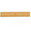 Image de Règle plate 20 cm bois naturel