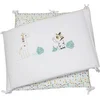 Image de Tour de lit velours Trois Kilos Sept Blanc 60x120 cm 841 9000
