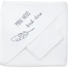 Image de Cape de bain bébé Trois Kilos Sept Mini Nous Blanc 70x70 cm 817 5021