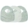 Image de Bavoir Trois Kilos Sept (x3) Vert TU 844 5008