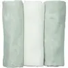 Image de Lange bébé Trois Kilos Sept (x3) Blanc 70x70 cm 844 5006