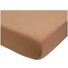 Image de Drap housse Trois Kilos Sept Coton 60x120 cm Marron