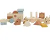 Image de Jeux de construction train empliable en bois Trois Kilos Sept Beige TU 852 0001