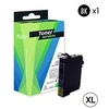 Image de Compatible Epson 18XL / T1811 Cartouche Noir C13T18114010 (Pâquerette)