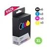Image de Pack 15 Cartouches 6 noires/ 9 couleurss Epson 29XL Fraise (C13T29964010)