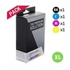 Image de Compatibles HP 940XL Pack 4 Cartouches d'encres noire et couleurs