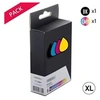 Image de s HP 304XL Pack 2 Cartouches génériques Noire et Couleurs (N9K07AE/N9K08AE)