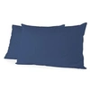 Image de Lot De 2 Taies De Traversin - 85 X 185 Cm - Bleu