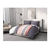 Image de parure de couette microfibre home passion bling - 1 housse de couette 220 x 240 cm + 2 taies d'oreiller 63 x 63 cm - bleu