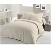 Image de PARURE DE COUETTE - 220x240 cm - 100% COTON - BEIGE CREME