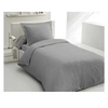 Image de PARURE DE COUETTE - 140x200 cm - 100% COTON - GRIS CLAIR