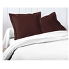 Image de Lot de 2 taies d'oreiller - Lh71588 - 63 x 63 cm - Marron