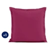 Image de Lot de 2 taies d'oreiller - Lh71604 - 63 x 63 cm - Fuchsia