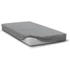 Image de Drap housse - - HP71765 - 140 x 190 cm + 30 cm bonnet - Microfibre - 82 g - Gris clair