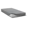 Image de Drap housse - - HP71769 - 160 x 200 cm + 30 cm bonnet - Microfibre - 82 g - Gris clair