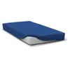 Image de Drap housse - - HP71771 - 160 x 200 cm + 30 cm bonnet - Microfibre - 82 g - Bleu