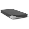 Image de Drap housse - - HP71774 - 180 x 200 cm + 30 cm bonnet - Microfibre - 82 g - Gris anthracite