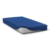 Image de Drap housse - - HP71775 - 180 x 200 cm + 30 cm bonnet - Microfibre - 82 g - Bleu