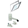 Image de Kit ferme imposte manivelle Windy 605 blanc SOUCHIER pour châssis abattant intérieur L.6.05m - 26812