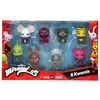 Image de BANDAI   Miraculous Ladybug   Coffret 8 Figurines Kwamis   Mini Personnages à Collectionner   Mini Figurines Mignonnes Kwami Miraculous - Idée Cadeau Jouet Enfant dès 4 Ans - P50532 en occasion ou reconditionné