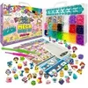 Image de - Rainbow Loom Mega Combo Set - Fabrication de bracelets - Métier a tisser avec 5600 élastiques - Charms et Perles - CD