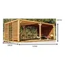 Image de Pergola thermauvent en bois thermo chauffé avec ventelles mobiles tho3562vvt