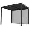 Image de Pergola bioclimatique 7.20 m2 gris anthracite per 2430r bi