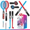 Image de Oniverse Kit 12 en 1 d’accessoires compatibles Nintendo Switch Sports avec dragonnes, raquettes, sabres, clubs de golf, sangles de jambe et manches universels pour Joy Con en occasion ou reconditionné