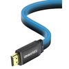 Image de Câble HDMI 2.1 LED 8K 2 m Bleu pour PC PS4 PS5 Nintendo Switch 2 Nintendo Switch modèle OLED Nintendo Switch Xbox et Xbox One