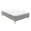 Image de Ensemble mirage mousse hr 35kg/m3 + viscoélastique + sommier base ferme 160x200 avec 2 sommiers