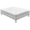 Image de Ensemble Matelas et Sommier 9738-8 160x200 Ferme Sommier Moelleux Blanc