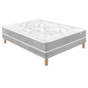 Image de Ensemble matelas Laly 100% Latex + Sommier Base Morpho 120x190