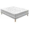 Image de Ensemble matelas Laly 100% Latex + Sommier Base Morpho 90x200