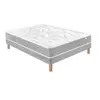 Image de Ensemble laly 100% latex + sommier base ferme 180x200 avec 2 sommiers