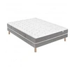 Image de Ensemble botaniste 100% latex + sommier base ferme 180x200 avec 2 sommiers